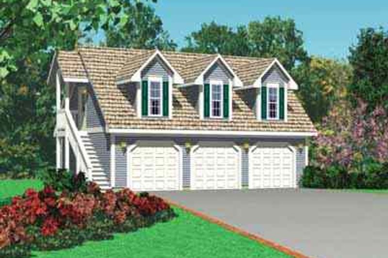 Dream House Plan - Traditional Exterior - Front Elevation Plan #72-252