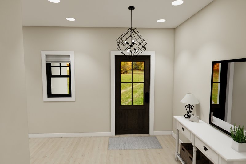 House Design - Interior - Entry for Beach House Plan #51-1396 - 3 bed, 2.5 bath