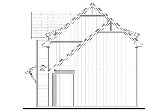 Exterior - Other Elevation 1 for Farmhouse House Plan #430-332 - 2 bed, 1 bath