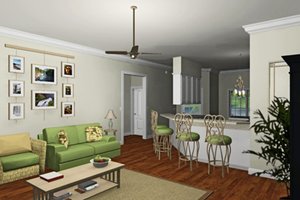 Photo 2 for Southern House Plan #44-168 - 3 bed, 2 bath