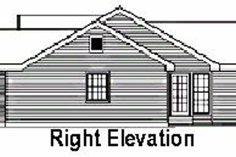 Home Plan - Photo 1 for Traditional House Plan #57-152 - 3 bed, 1.5 bath