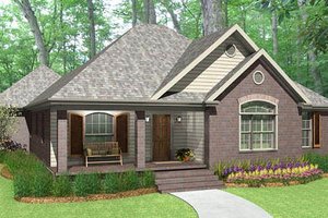 Traditional Exterior - Front Elevation Plan #406-9621