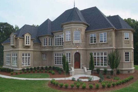 Exterior - Other Elevation for European House Plan #119-241 - 5 bed, 4 bath