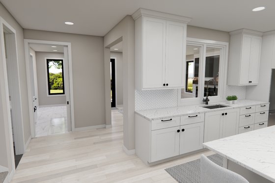 Interior - Kitchen 4 for Modern House Plan #51-1281 - 5 bed, 3.5 bath