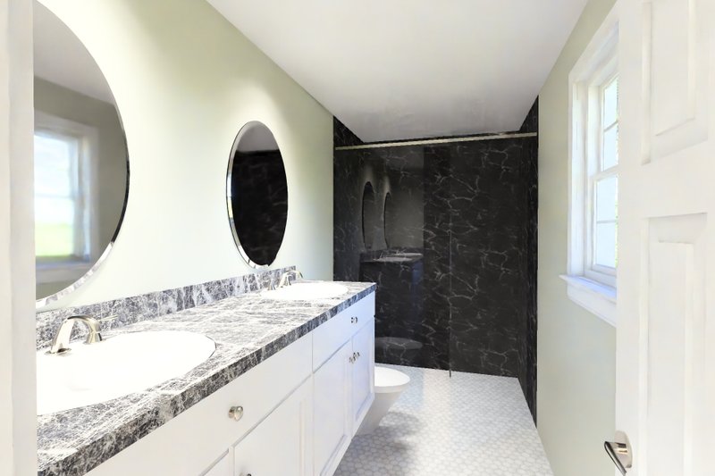 Home Plan - Interior - Master Bathroom for Modern House Plan #513-2488 - 2 bed, 2.5 bath