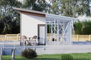 Modern Style House Plan - 1 Beds 1 Baths 499 Sq/Ft Plan #1106-72 Exterior 
