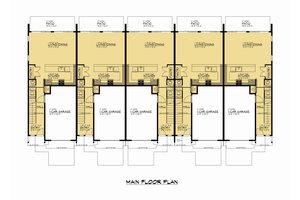 Floor Plan - Main Floor for Contemporary House Plan #1066-247 - 15 bed, 10.5 bath