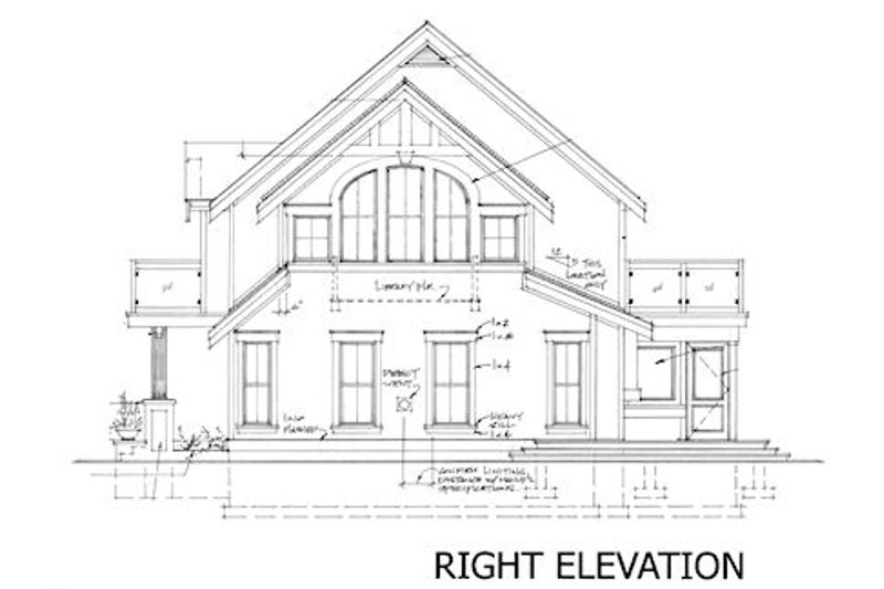 Home Plan - Exterior - Other Elevation 1 for Contemporary House Plan #118-114 - 2 bed, 2 bath