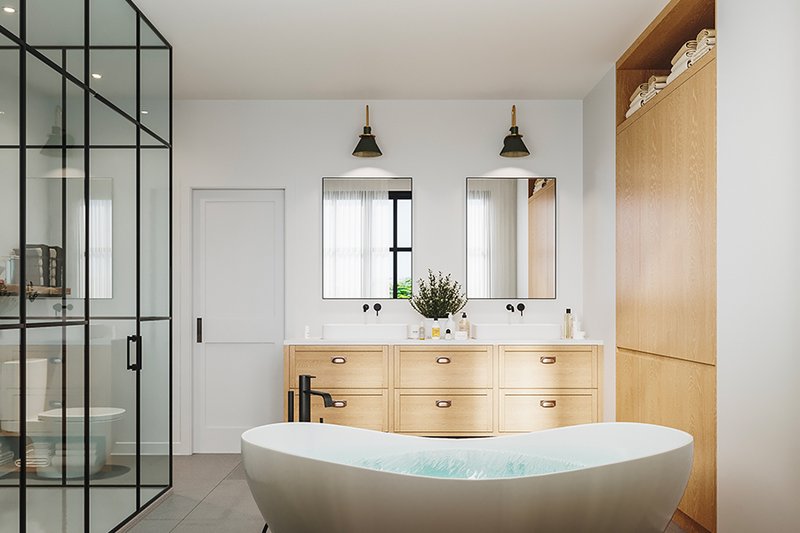 Dream House Plan - Interior - Master Bathroom 1 for Farmhouse House Plan #23-2752 - 4 bed, 3 bath