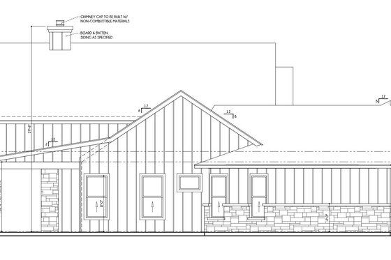 Exterior - Other Elevation for Craftsman House Plan #1110-12 - 3 bed, 3 bath