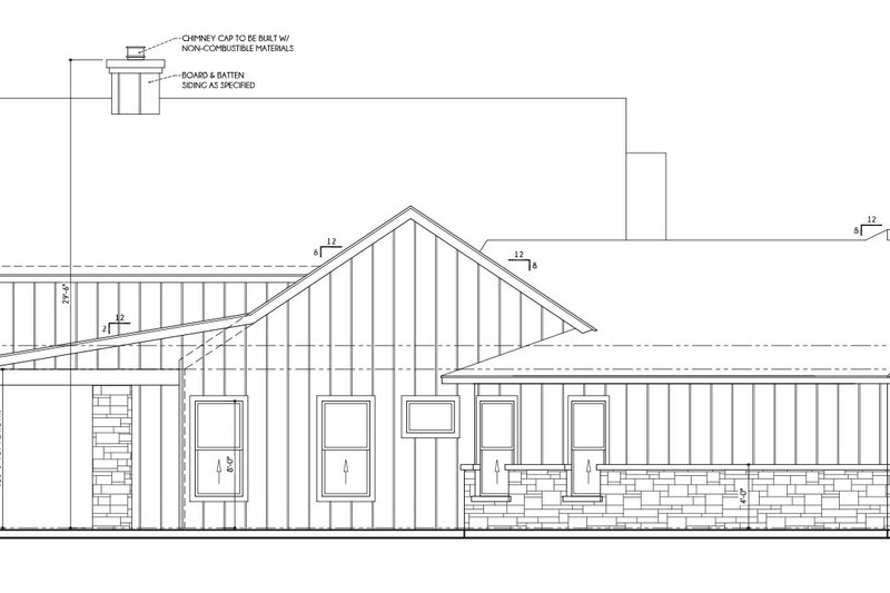 House Design - Exterior - Other Elevation for Craftsman House Plan #1110-12 - 3 bed, 3 bath