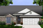 Traditional Style House Plan - 3 Beds 2 Baths 1366 Sq/Ft Plan #62-101 