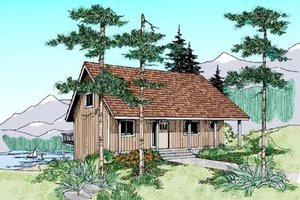 Country Exterior - Front Elevation Plan #60-373