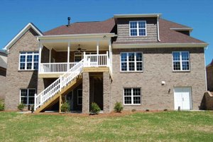 Exterior - Rear Elevation for Traditional House Plan #927-26 - 4 bed, 3 bath