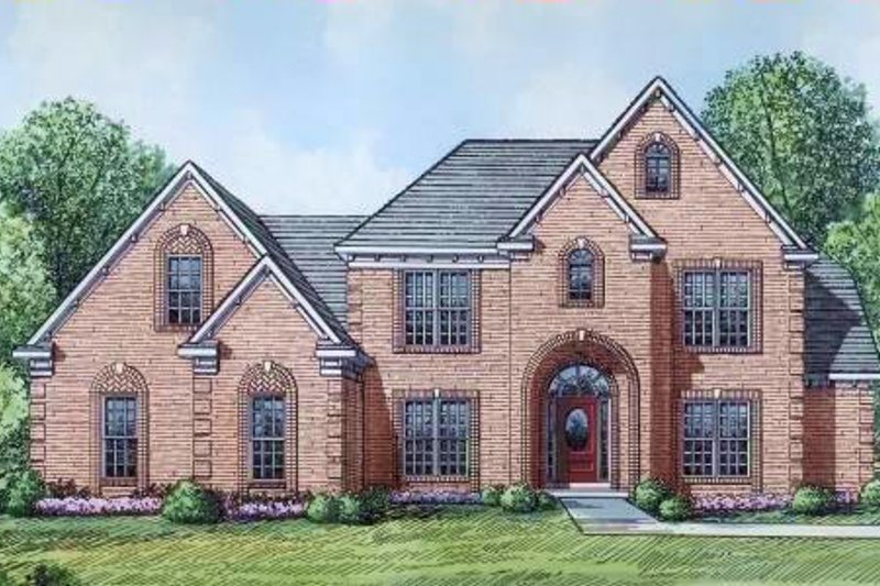 Traditional Style House Plan - 5 Beds 4 Baths 3505 Sq/Ft Plan #424-61