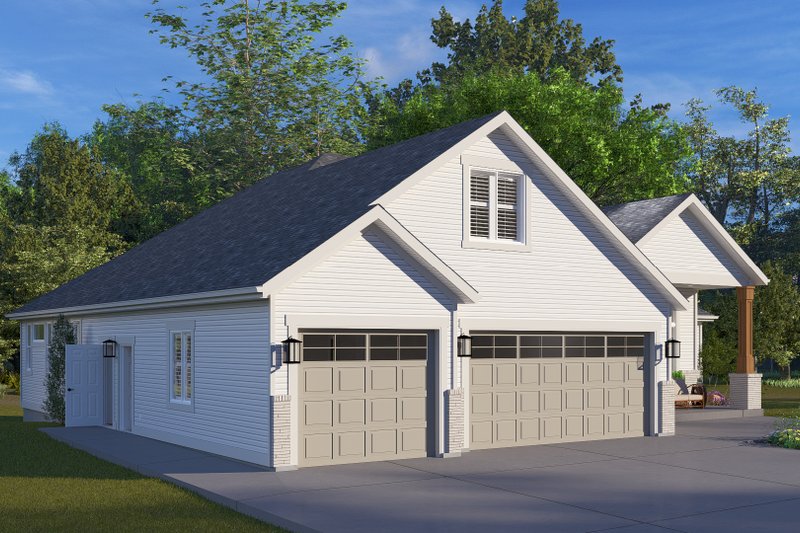 Architectural House Design - Exterior - Front Elevation 4 for Farmhouse House Plan #1060-247 - 3 bed, 3.5 bath