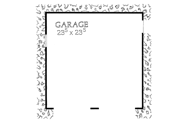Dream House Plan - Floor Plan - Main Floor for Traditional House Plan #72-245, 0 bath