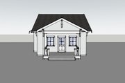 Bungalow Style House Plan - 2 Beds 1 Baths 860 Sq/Ft Plan #1105-18 Exterior 