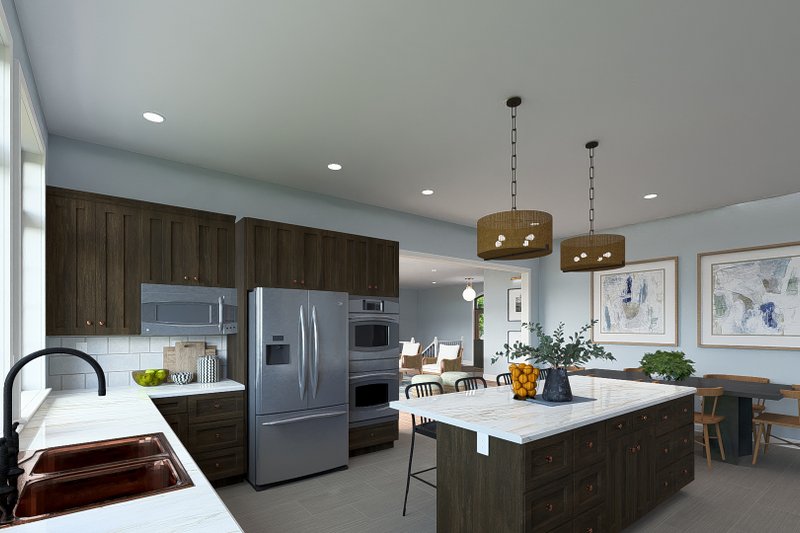 House Blueprint - Interior - Kitchen 3 for Farmhouse House Plan #1060-238 - 3 bed, 2.5 bath