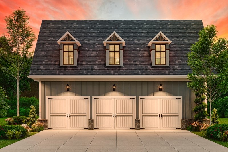 House Plan Design - Exterior - Front Elevation 5 for Modern House Plan #54-579, 0 bath