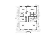 Mediterranean Style House Plan - 3 Beds 2 Baths 1474 Sq/Ft Plan #420-203 