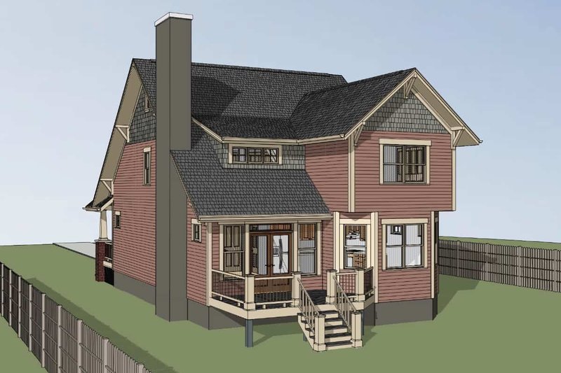 House Blueprint - Exterior - Other Elevation for Bungalow House Plan #79-275 - 3 bed, 2.5 bath