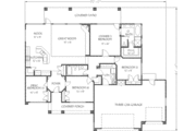 Adobe / Southwestern Style House Plan - 4 Beds 2 Baths 2023 Sq/Ft Plan #24-248 