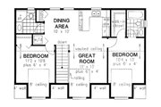 Traditional Style House Plan - 2 Beds 2 Baths 920 Sq/Ft Plan #18-318 