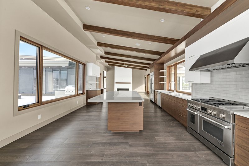 House Blueprint - Interior - Kitchen 1 for Modern House Plan #892-36 - 4 bed, 3.5 bath