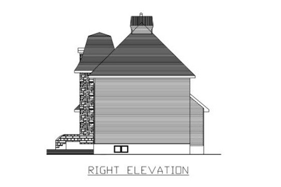 Exterior - Other Elevation 1 for European House Plan #138-244 - 4 bed, 1.5 bath