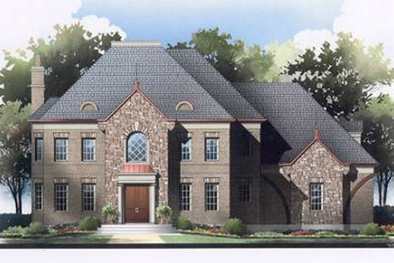 Dream House Plan - European Exterior - Front Elevation Plan #119-334