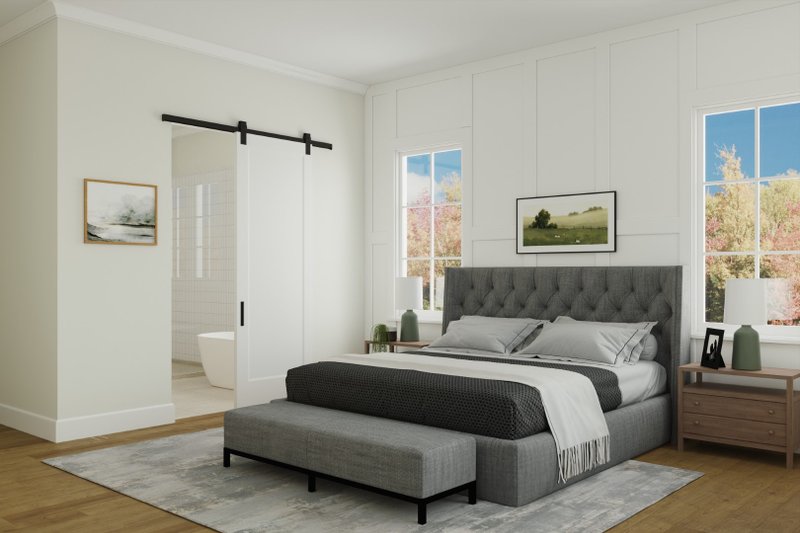 Dream House Plan - Interior - Master Bedroom for Traditional House Plan #461-109 - 4 bed, 4.5 bath