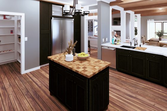 Interior - Kitchen 1 for Craftsman House Plan #44-285 - 3 bed, 2.5 bath