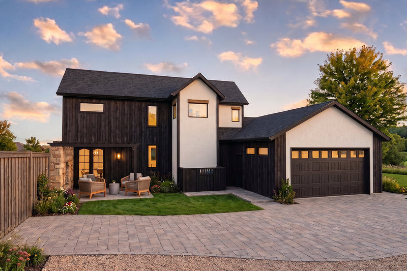 House Blueprint - Exterior - Other Elevation for European House Plan #1099-20 - 3 bed, 2.5 bath