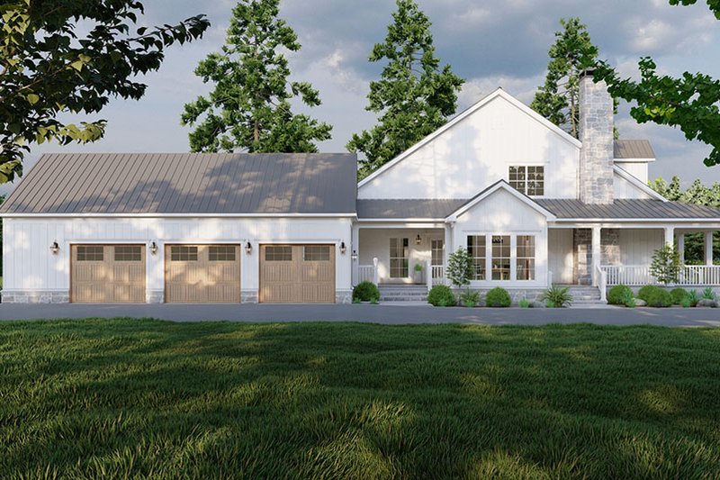 Home Plan - Exterior - Other Elevation 1 for Farmhouse House Plan #923-318 - 3 bed, 3 bath