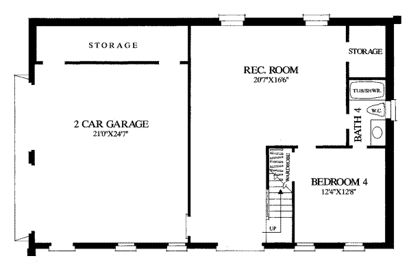 Country Floor Plan - Other Floor Plan #137-184