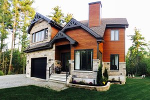 Exterior - Front Elevation 3 for Traditional House Plan #23-450 - 3 bed, 2.5 bath