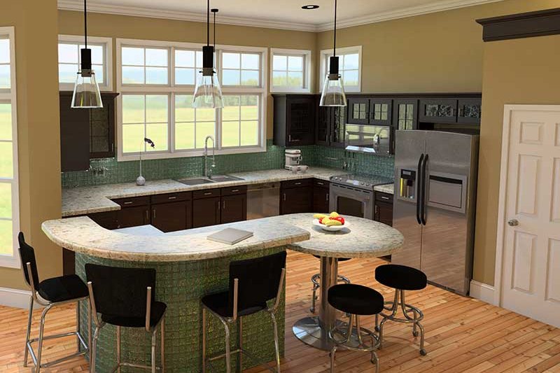 Home Plan - Exterior - Other Elevation 2 for Traditional House Plan #57-613 - 4 bed, 2.5 bath