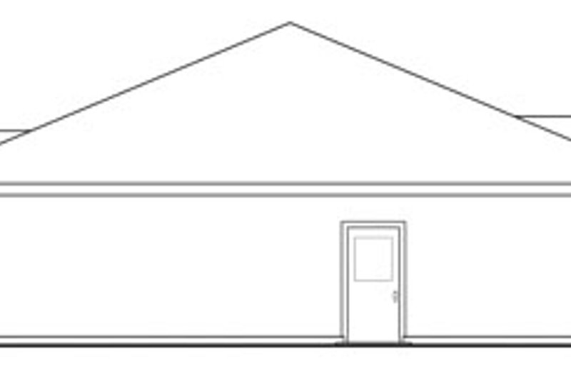 House Plan Design - Exterior - Other Elevation 1 for Traditional House Plan #124-822 - 3 bed, 2 bath