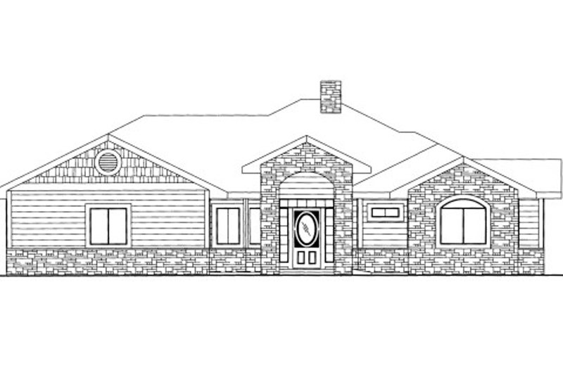 Dream House Plan - European Exterior - Front Elevation Plan #117-775