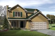 Traditional Style House Plan - 3 Beds 3 Baths 1865 Sq/Ft Plan #22-425 