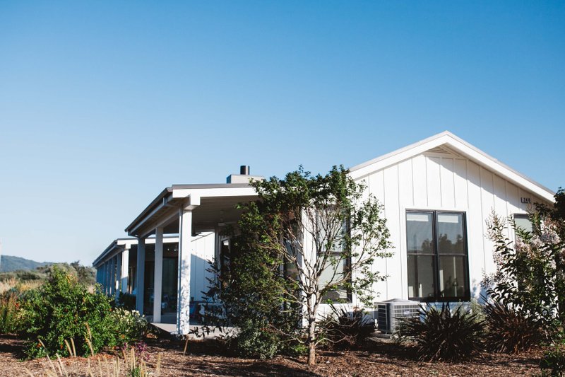 House Blueprint - Exterior - Front Elevation 1 for Ranch House Plan #888-16 - 2 bed, 2 bath