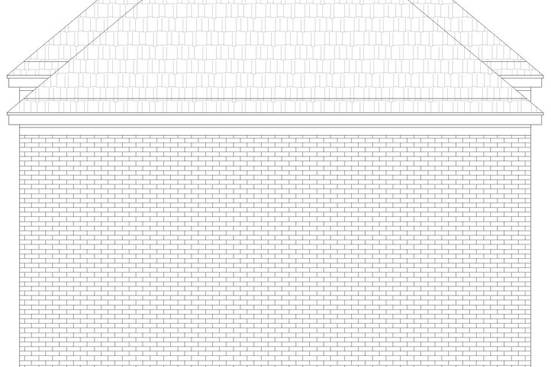 Architectural House Design - Exterior - Other Elevation for Colonial House Plan #932-1150 - 1 bed, 1 bath
