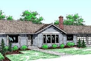 Traditional Exterior - Front Elevation Plan #60-409