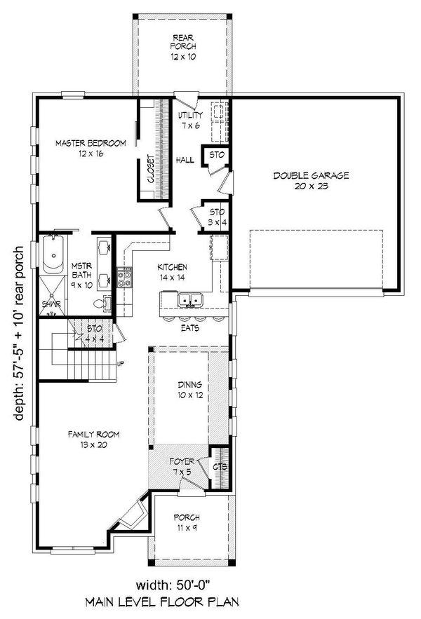 House Plan Design - Country Floor Plan - Main Floor Plan #932-259