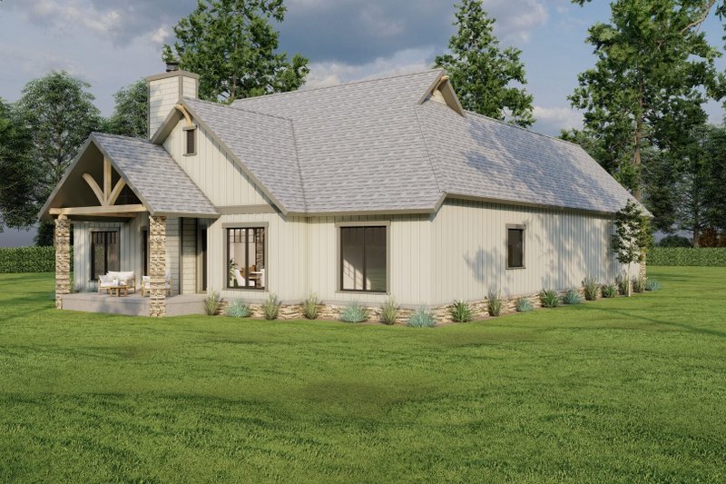 Dream House Plan - Exterior - Other Elevation 3 for Craftsman House Plan #17-2910 - 3 bed, 2 bath