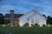 Farmhouse Style House Plan - 3 Beds 2.5 Baths 2671 Sq/Ft Plan #48-1186 