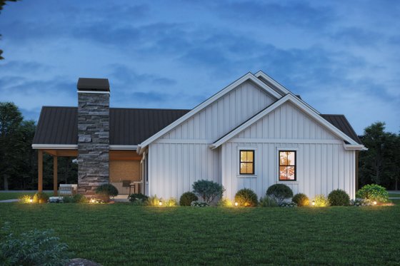 Exterior - Other Elevation 1 for Farmhouse House Plan #48-1186 - 3 bed, 2.5 bath