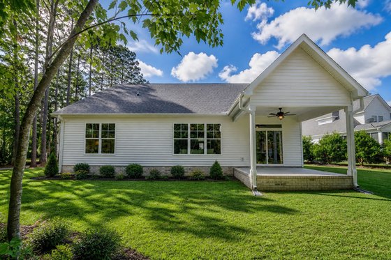 Exterior - Rear Elevation for Cottage House Plan #20-2315 - 4 bed, 3 bath