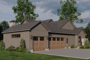 Barndominium Style House Plan - 3 Beds 3.5 Baths 2481 Sq/Ft Plan #923-366 